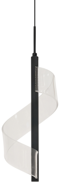 LED Hängeleuchte SARELA Metall Schwarz