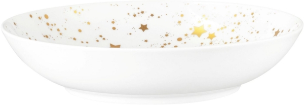 Seltmann Weiden Suppenteller Liberty - Golden Stars, (1 St), Teller rund 21 cm