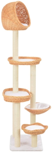 vidaXL Katzen-Kratzbaum Sisal Natürliches Weidenholz 170729 Bild 2