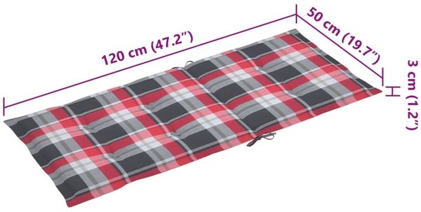 vidaXL Hochlehner Verstellbar 4 Stk. mit Auflagen Massivholz Akazie 3065390 Bild 11