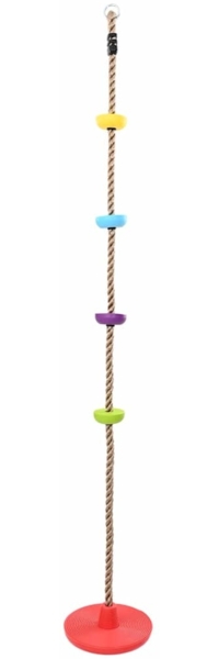 vidaXL Kletterseil Mehrfarbig 30 x 30 x 200 cm Kunststoff 42009973