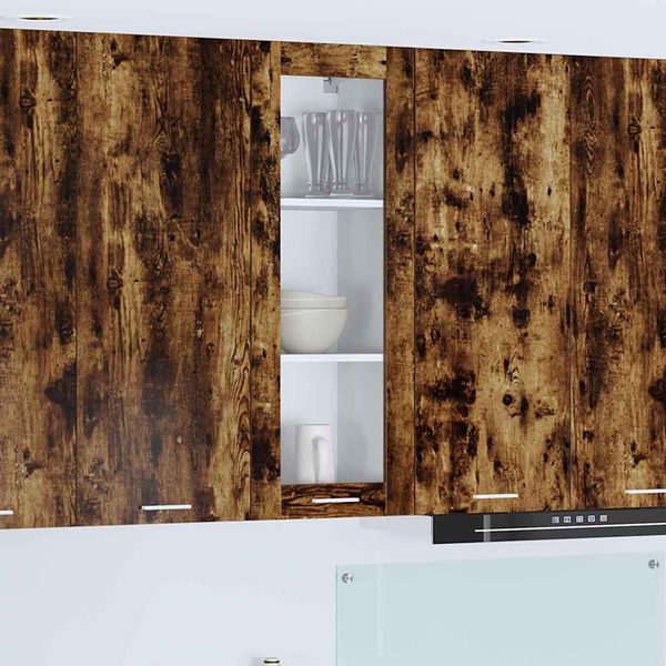 vidaXL Hängeschrank Geräucherte Eiche 40 x 31 x 100 cm Holzwerkstoff 884382