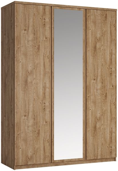 Kleiderschrank 3-türig in Eiche Nb. FORTALEZA-129, B/H/T ca. 155,3/220/58 cm