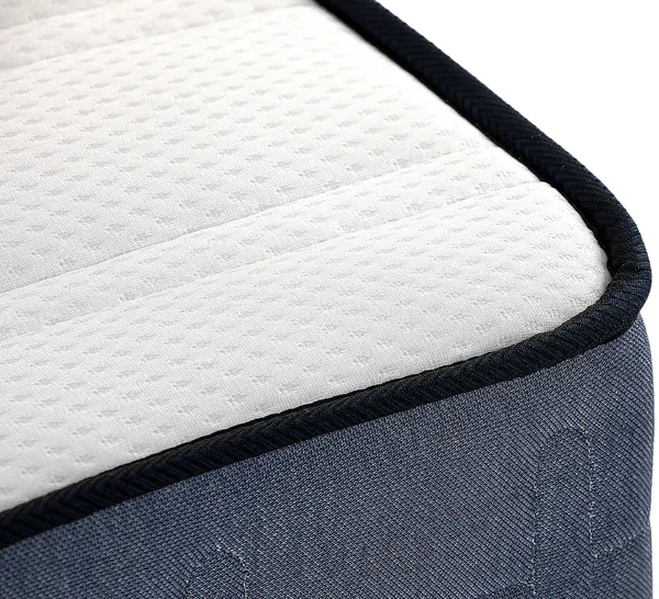 Vente-unique - DAYNI Matratze Stoff Weiß - B 140 cm x H 19 cm x L 190 cm Bild 5