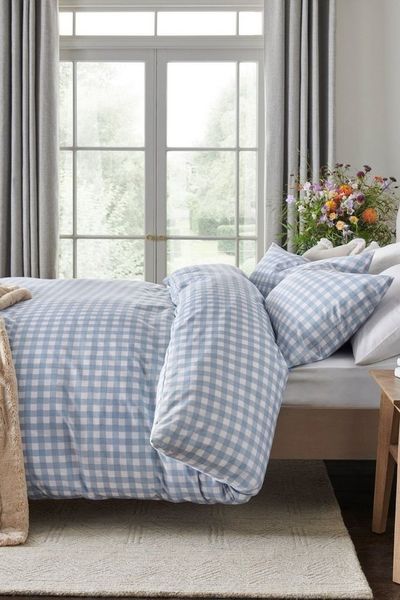 Next Bett-Set Bettbezug und Kissenbezug im Set, Bezug: Polyester (recycelt), Baumwolle