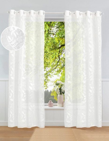 OTTO home Gardine Inés (1 St), Ösen, halbtransparent