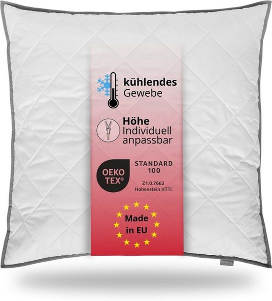 liebling Kopfkissen mit Top Cool Gewebe, Füllung: 100% Polyester (Hohlfaser), Made in EU