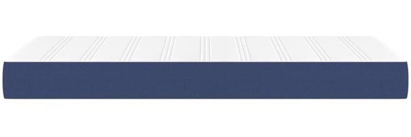vidaXL Taschenfederkernmatratze Mittel Blau 100x200x20 cm Stoff 347740 Bild 4