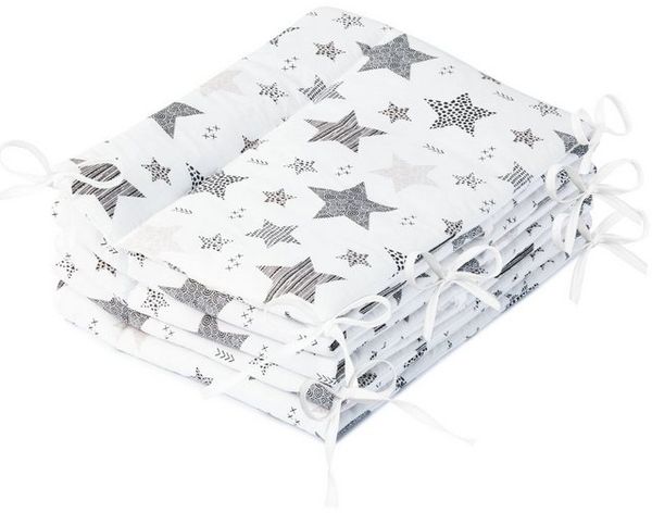 Amilian Bettnestchen Bettumrandung 360x30 cm für Babybett 120 x 60 cm geeignet (rundherum), (Nestchen, Kantenschutz), Umrandungen Bild 4