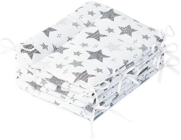 Amilian Bettnestchen Bettumrandung 360x30 cm für Babybett 120 x 60 cm geeignet (rundherum), (Nestchen, Kantenschutz), Umrandungen Bild 5