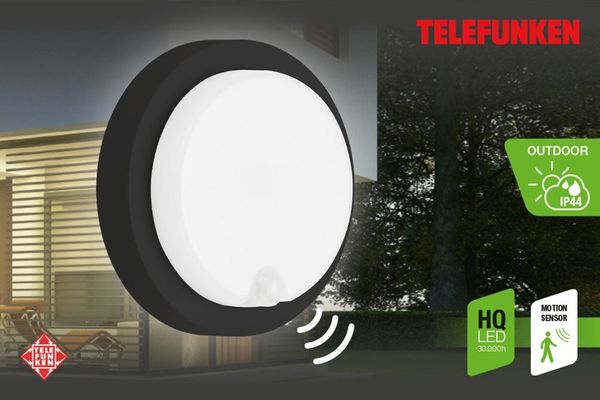 Telefunken LED Außen-Wandleuchte DORTMUND