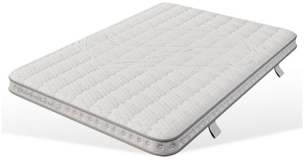 Taschenfederkernmatratze, Flieks, 10 cm hoch, Hybrid-Matratze mit Kaltschaum Orthopädische 140x200 cm 7-Zonen H3