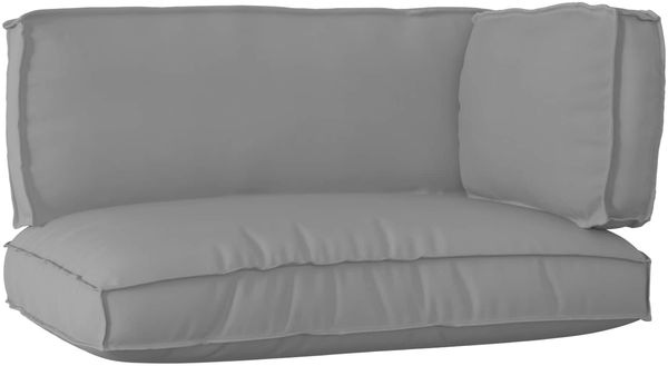 vidaXL Palettenkissenset 3 pcs Grau Oxford-Stoff 3329090