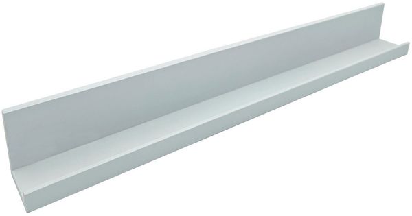 Meinposten Bilderleiste Fotoleiste Schweberegal Holzregal Wandregal Bücherregal Wandboard, (1 St), von Vorne sind die Schrauben nicht sehen