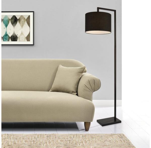 Stehleuchte Düsseldorf 161 cm E27 Max. 60W Schwarz lux. pro Bild 3