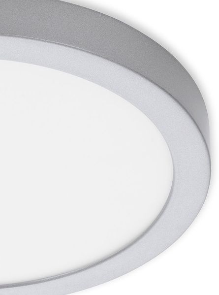 LED Deckenleuchte, Aufbaulampe, chrom-matt, D 30 cm Bild 5