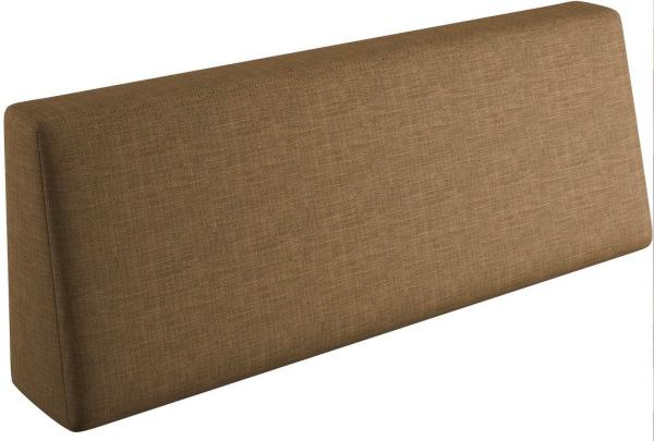 sunnypillow Rückenkissen Palettenkissen mit abnehmbarem Bezug Rückenkissen 120x40x20/10cm, Braun