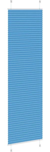 vidaXL Plissee Blau 60x200 cm Stoffbreite 59,4 cm Polyester 4015203 Bild 4