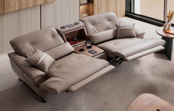 JVmoebel 2-Sitzer Kino Sofa Couch Dreisitzer Heimkino Sofas Couchen Möbel, Made in Europa Bild 3
