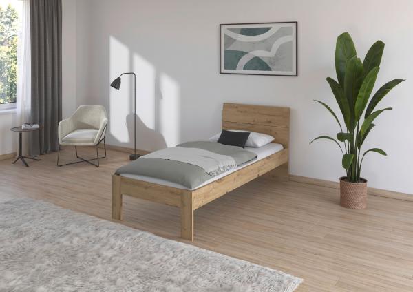 rauch Bett FLEXX, Eiche Artisan, 95 x 90 x 209 cm
