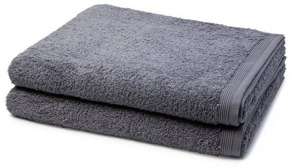 Möve Superwuschel 2 tlg. Frottier-Set - 2 X Duschtuch (80 X 150cm) - 520 g/m2 - Stone