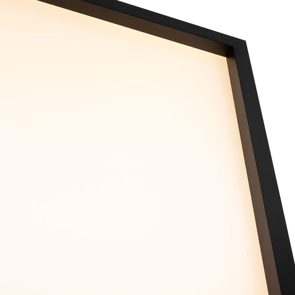 LED Deckenleuchte, Backlight, schwarz, quadratisch, L 42,2 cm Bild 9