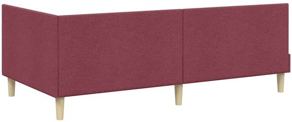 vidaXL Eckbettgestell mit Matratze Sonstiges 2 pcs Grau Stoff 3393744 Bild 9