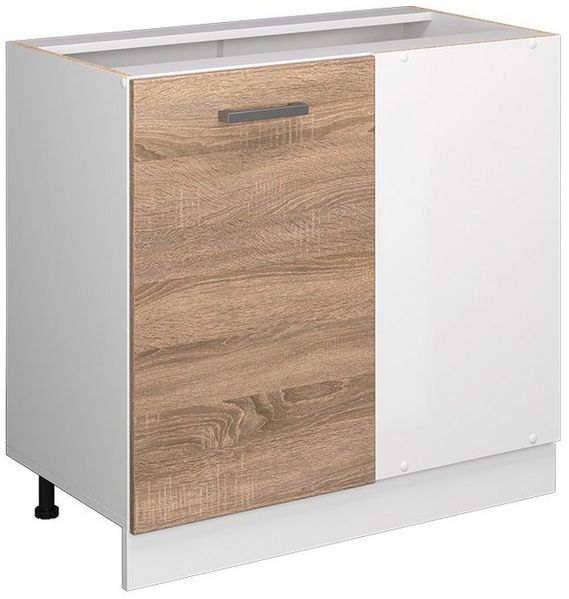 Eckunterschrank R-Line Sonoma 86 cm ohne Arbeitsplatte Vicco