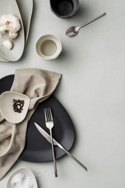 Broste Copenhagen Becher Broste Copenhagen Limfjord Becher Dark Grey, Steingut