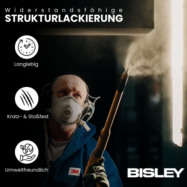 BISLEY Rollladenschrank abschließbar in silber Schrank aus Metall Rolladen aus Kunststoff inkl. 4 Einlegeböden, ET412194S-SL355 Bild 5