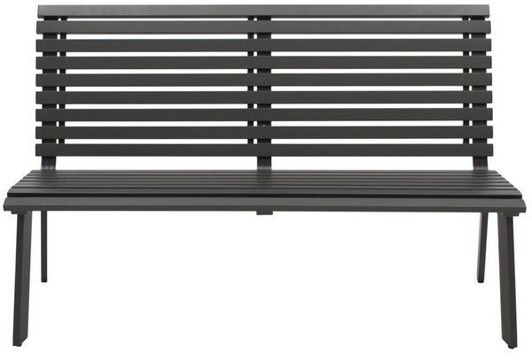 DEGAMO Gartenbank KONSTANZ, 3-sitzer, Aluminium rostfrei in anthrazit, modern Bild 4