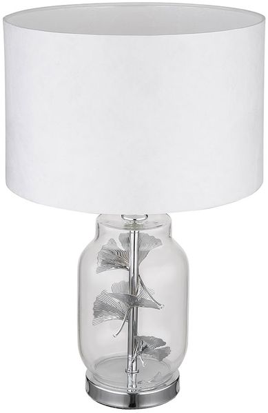 LED Tischleuchte, Metall, Chrom, H 38 cm Bild 6