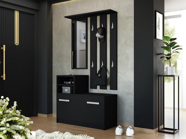 Mirjan24 Garderobe-Set Biel, schwarz