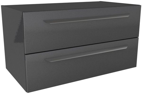 Lanzet M9 Waschtischunterschrank 90 cm Anthrazit