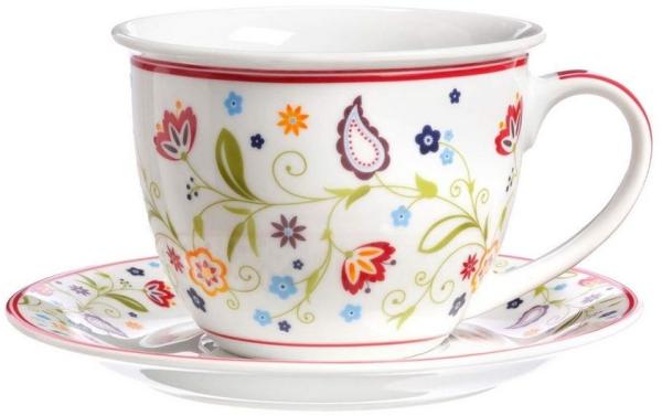 Ritzenhoff & Breker SHANTI Milchkaffee Tasse mit Untertasse 350 ml