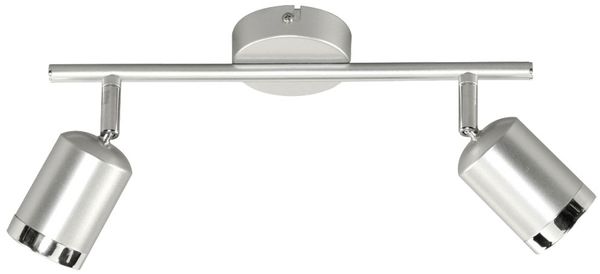 LED Deckenleuchte, Alu, Spots beweglich