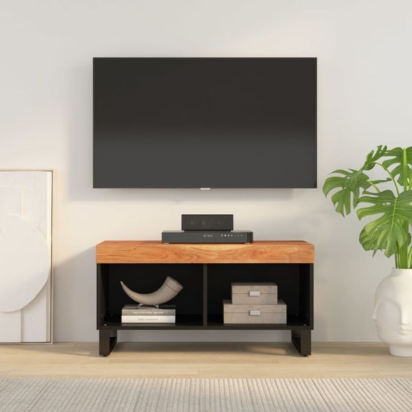 vidaXL TV-Schrank 85x33x43,5 cm Massivholz Akazie 352894