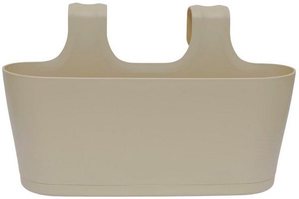 Engelland Blumenkasten Blumentopf zum Hängen (Vorteils-Set, 1 St, Fassungsvermögen je Topf 5,5 Liter), UV-Beständig, Frostbeständig, Wasserauffangschalen