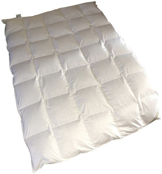 White Sibiria Schneegänseflaum leichte Daunendecke Bettdecke 155x220 cm 800g