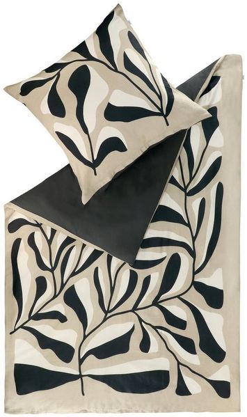 SCHÖNER WOHNEN-Kollektion Wendebettwäsche Plant, Satin, aus 100% Baumwolle