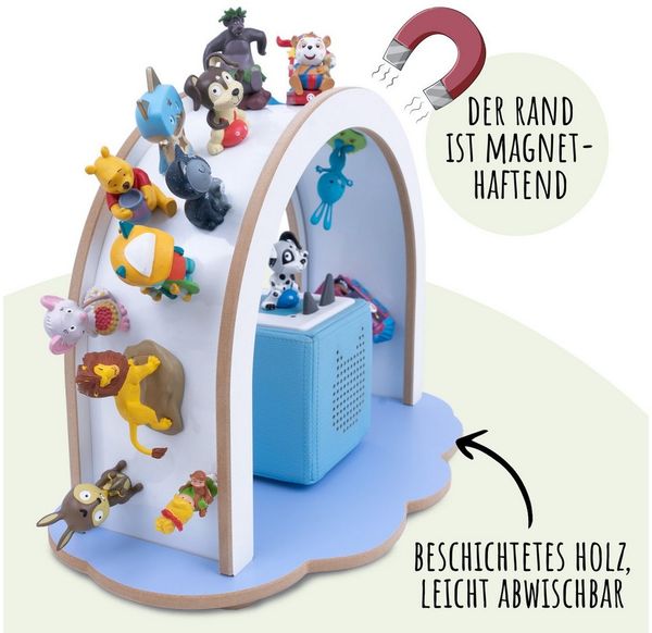 Holzura Kinderregal Das neue Tonie-Standregal – liebevoll gestaltet & praktisch zugleich
