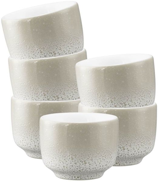 Seltmann Weiden Sento Home Espressotasse ohne Henkel 80 ml 6er Set - Aura cream