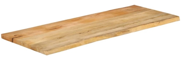 vidaXL Tischplatte mit Baumkante 140x60x2,5 cm Massivholz Mango 370721