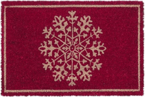 Kokos Fußmatte "Schneeflocke" 10042692