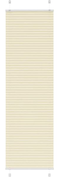 vidaXL Plissee Creme 55x200 cm Stoffbreite 54,4 cm Polyester 4015304