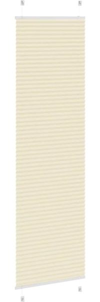 vidaXL Plissee Creme 55x200 cm Stoffbreite 54,4 cm Polyester 4015304 Bild 3