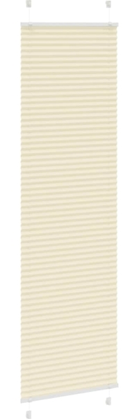 vidaXL Plissee Creme 55x200 cm Stoffbreite 54,4 cm Polyester 4015304 Bild 2