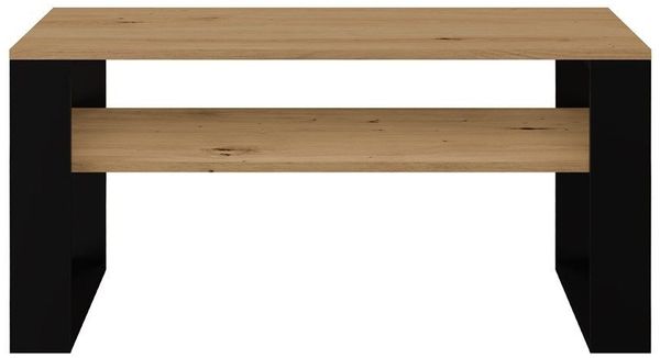 TOPESHOP COUCHTISCH MODERN Laminierte Spanplatte Weiß 58x90x50 cm (H 50 x T 58 x B 90 cm)