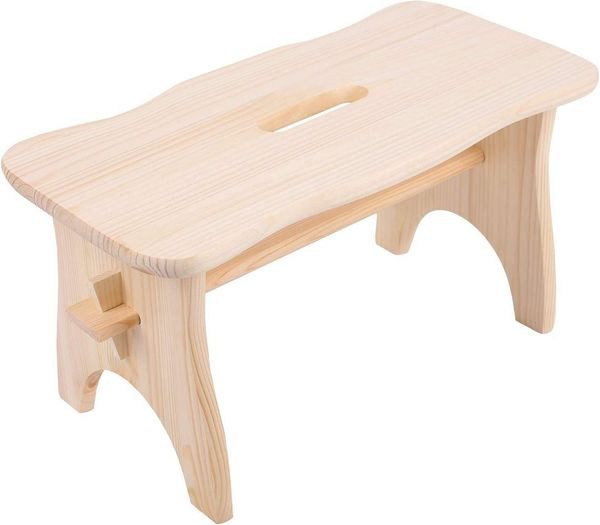 Creative Deco Fußhocker Fußbank Holz 38 x 19 x 21 cm Tritthocker Kinderhocker