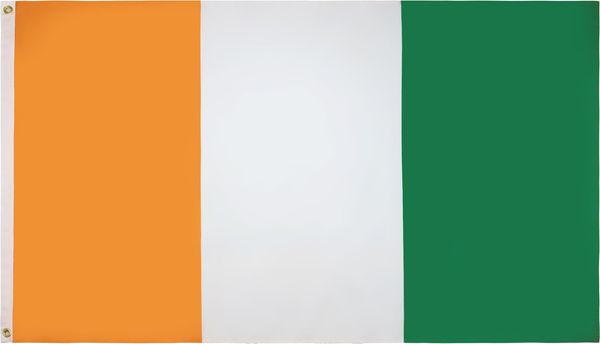 AZ FLAG - Flagge Elfenbeinküste - 150x90 cm - Ivorische Fahne 90x150 Cm Feiner Polyester - Flaggen